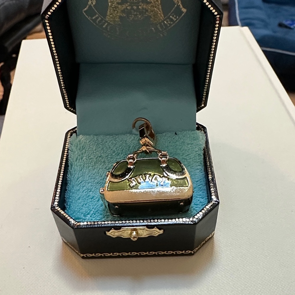 Juicy Couture Gold and Green Charm
